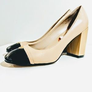 TOMMY HILFIGER Heels (Black/Tan)
